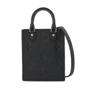 LOUIS VUITTON Monogram Empreinte Petit Sac Plat Hand Shoulder Bag 90289506